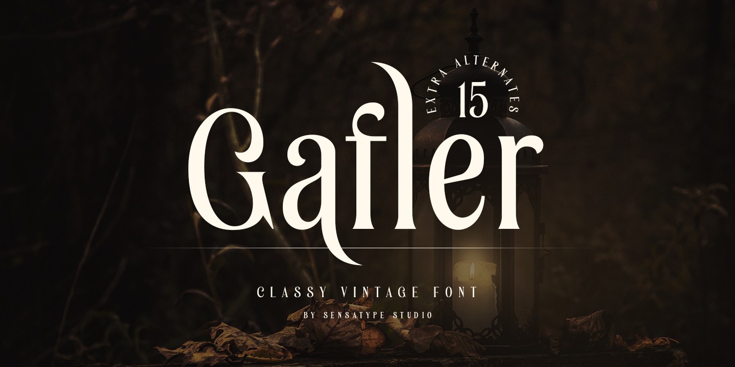 Gafler Font