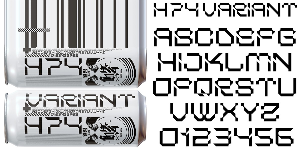 H74 Variant 00 Font