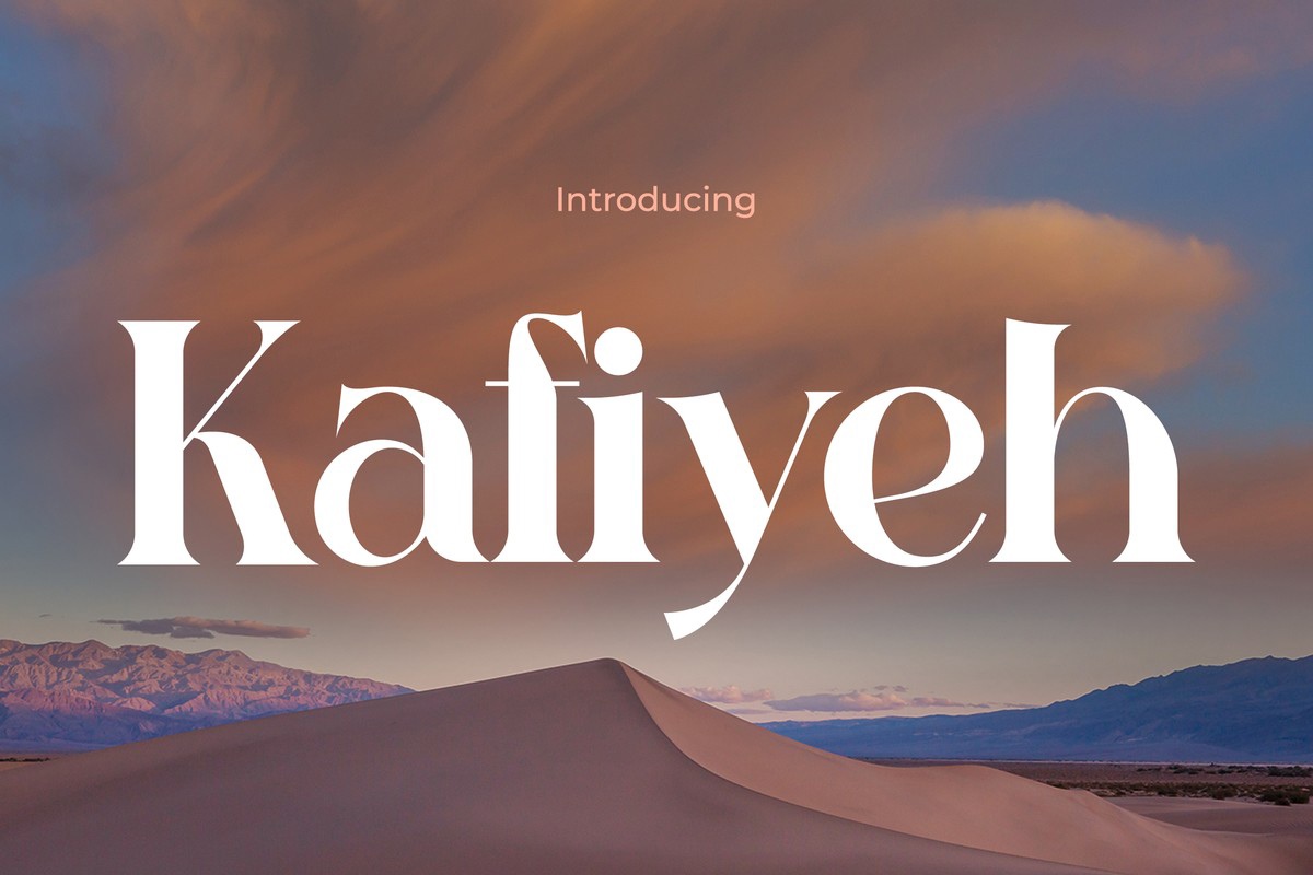 Kafiyeh Font