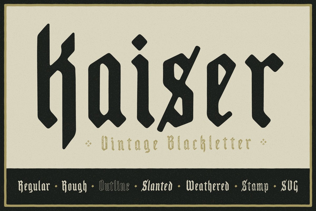 Kaiser Font