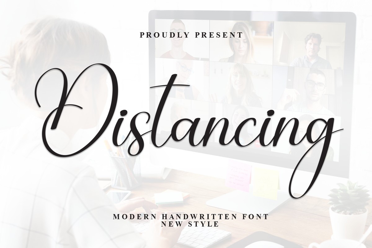 Distancing Font