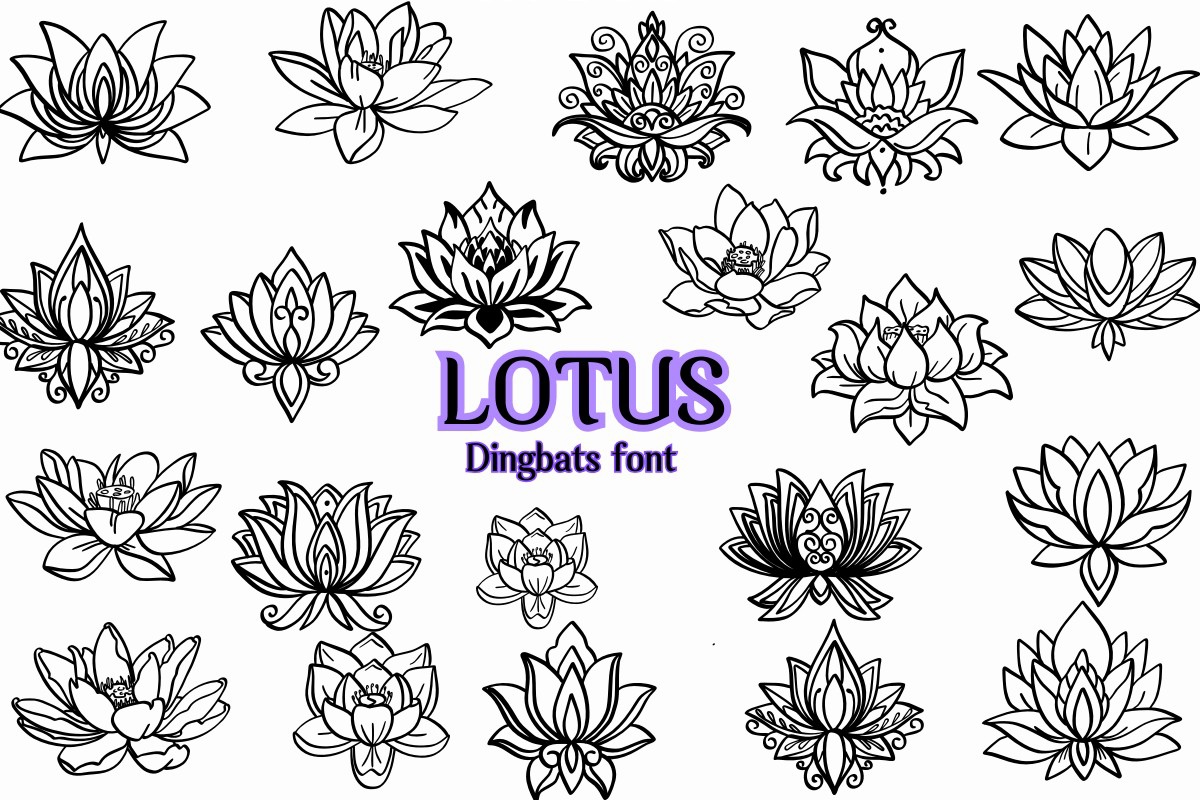 Example font Lotus #1