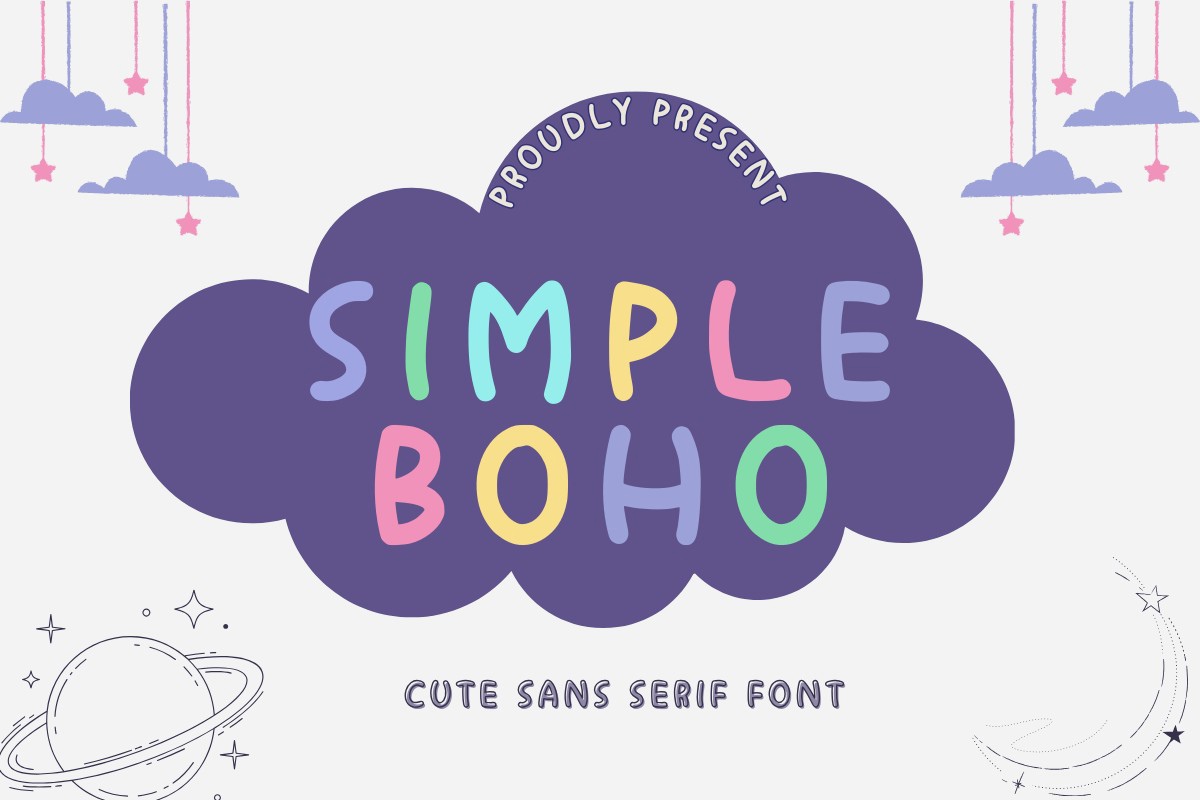 Simple Boho Font