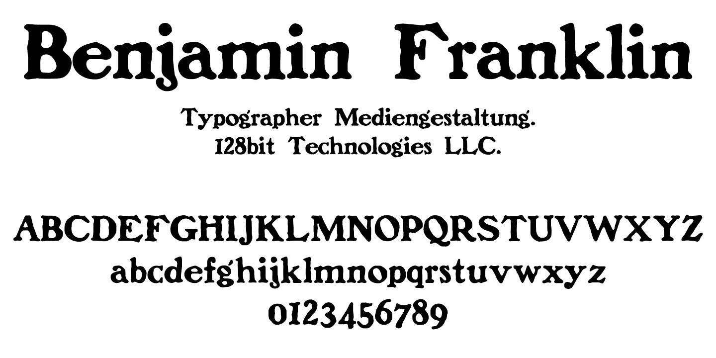 Benjamin Franklin Font