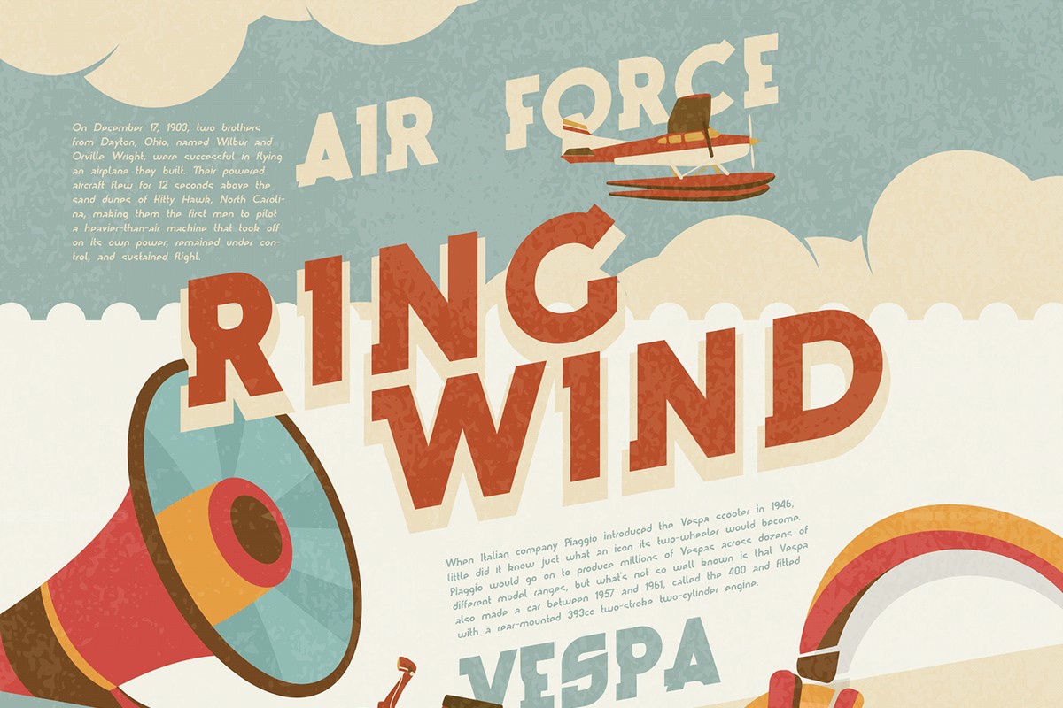 Ring Wind Font