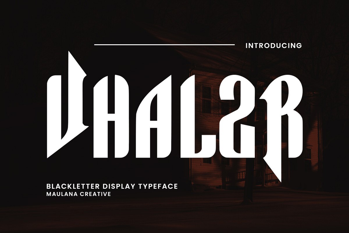 Vhalzr Font