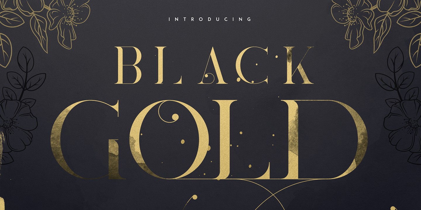 Black Gold VP Font