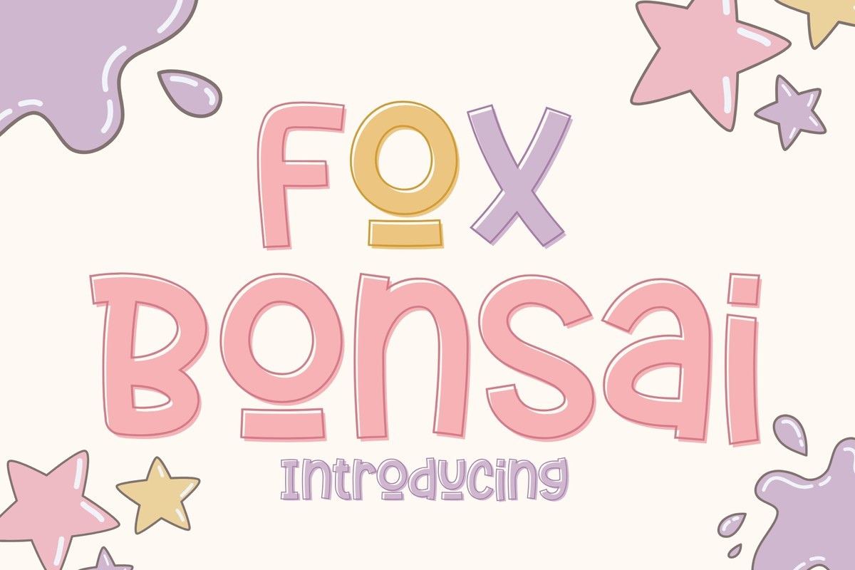 Fox Bonsai Font