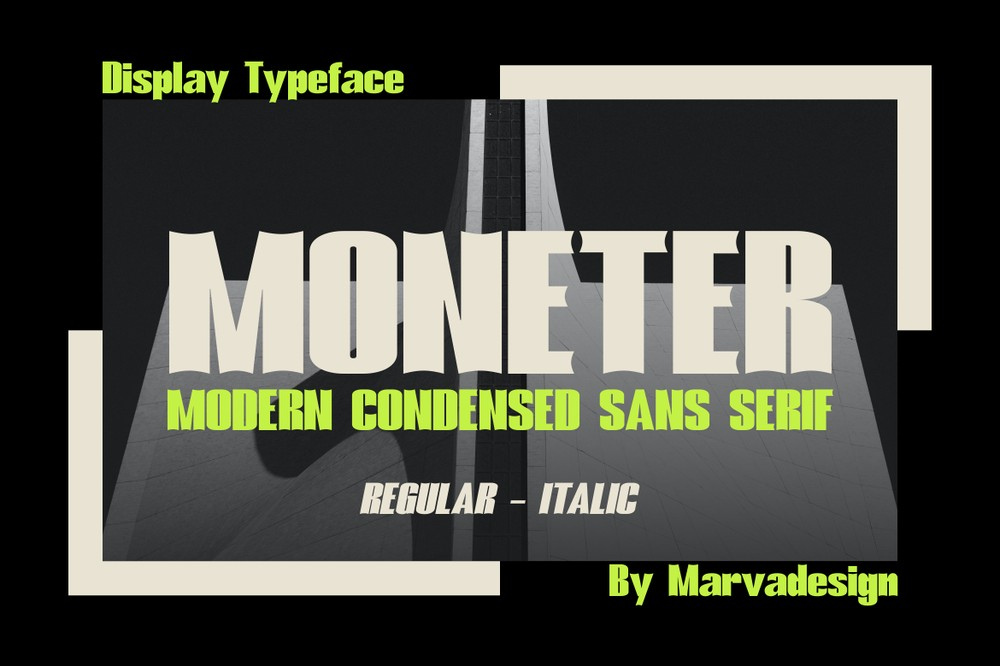 Moneter Font