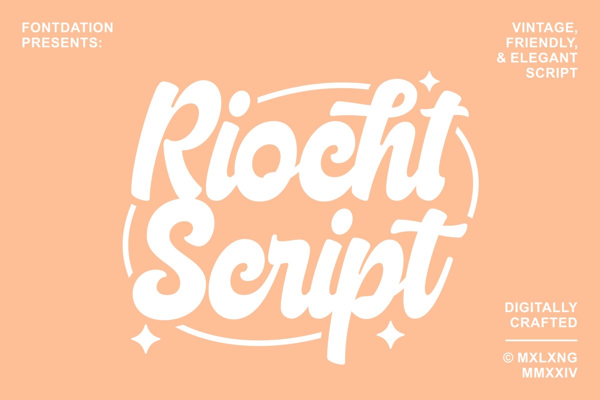 Riocht Script Font