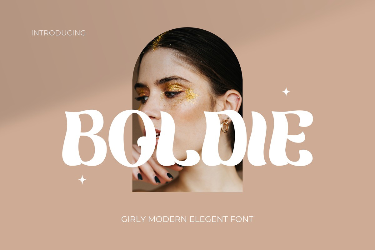 Example font Boldie #1