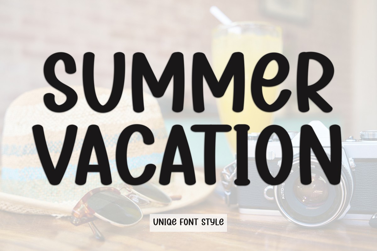 Summer Vacation Font