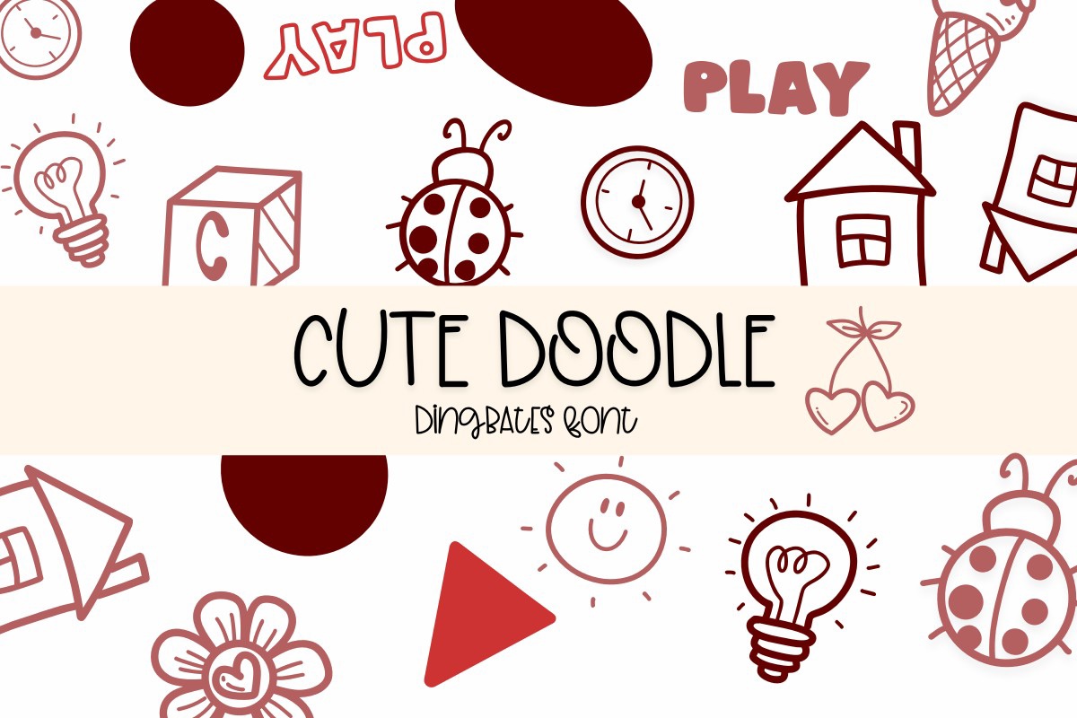 Cute Doodle Font