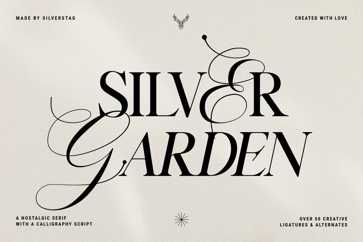 Silver Garden Font