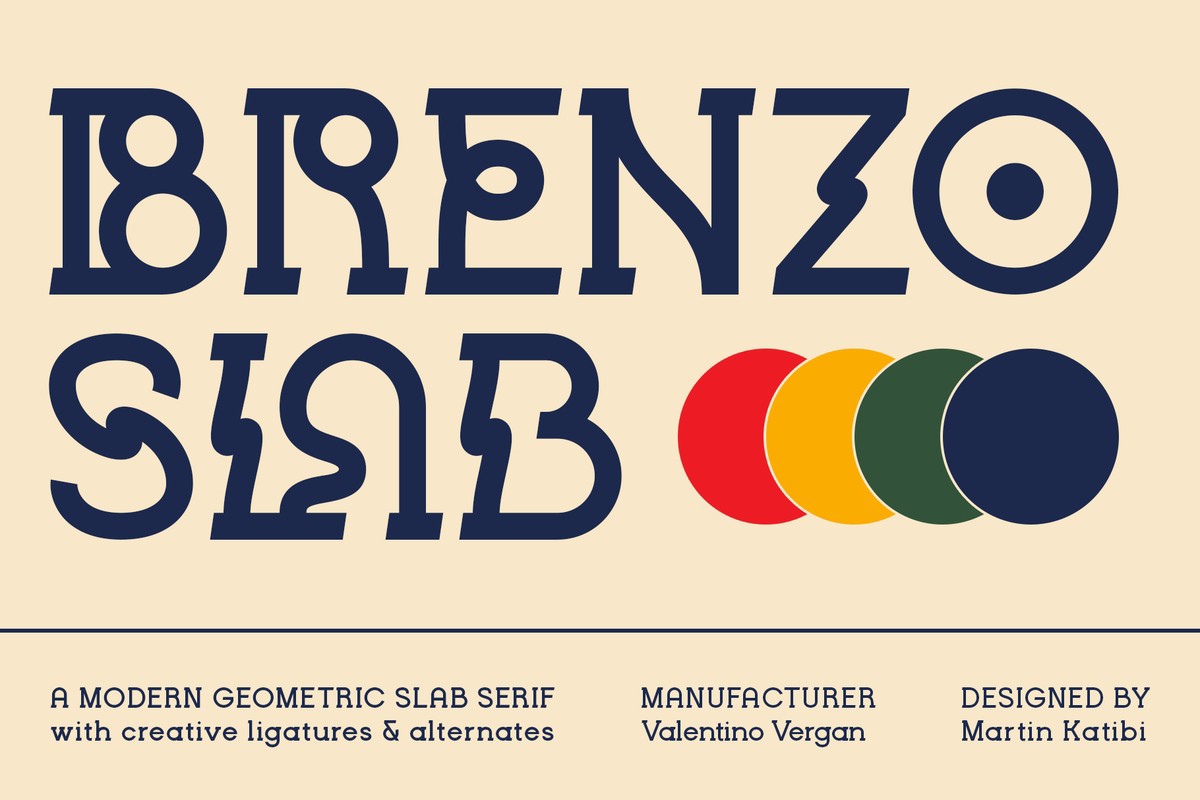 Brenzo Slab Font