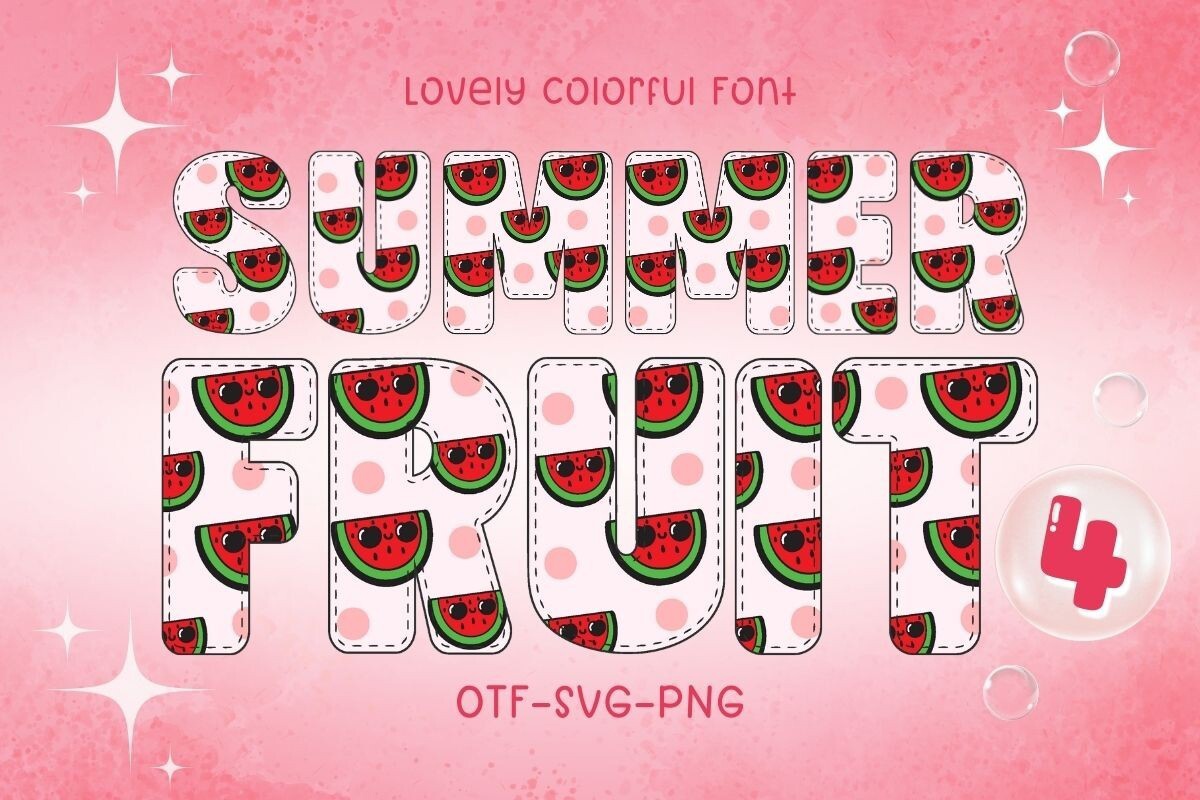 Summer Fruit 4 Font