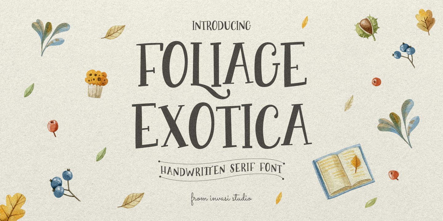 Foliage Exotica Font