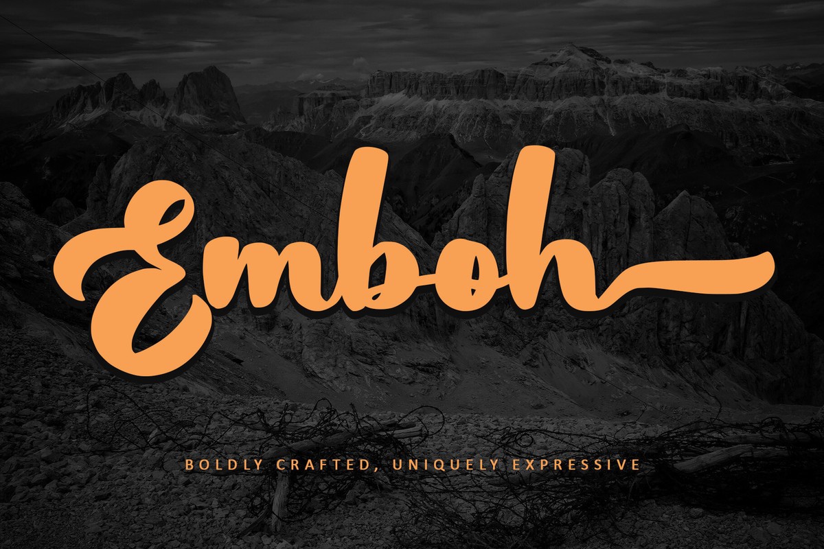 Emboh Font