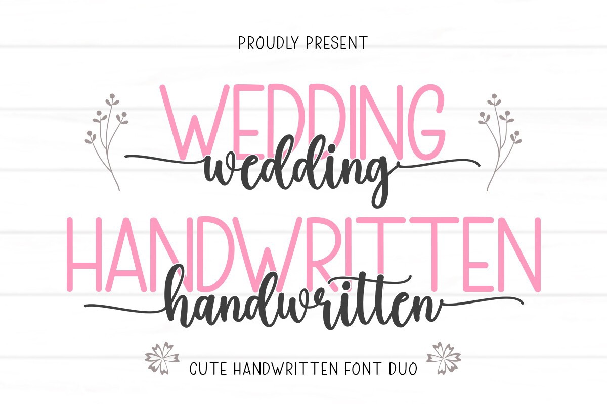 Wedding Handwritten Font