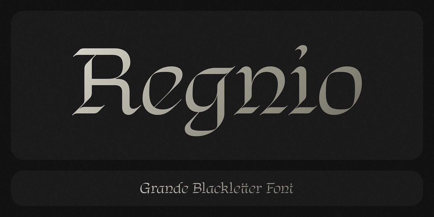 Regnio Font