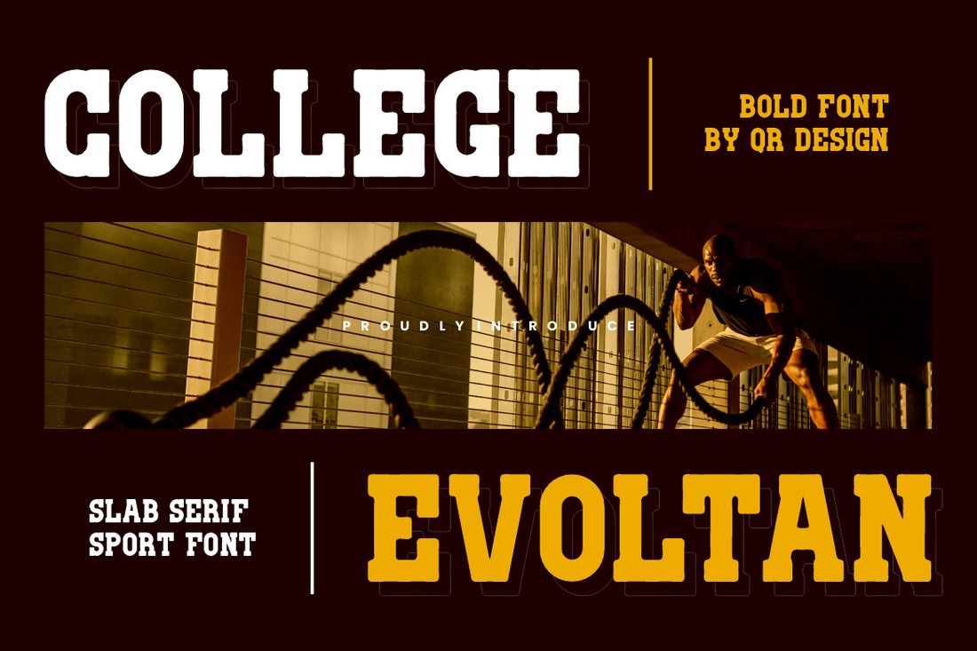 College Evoltan Font