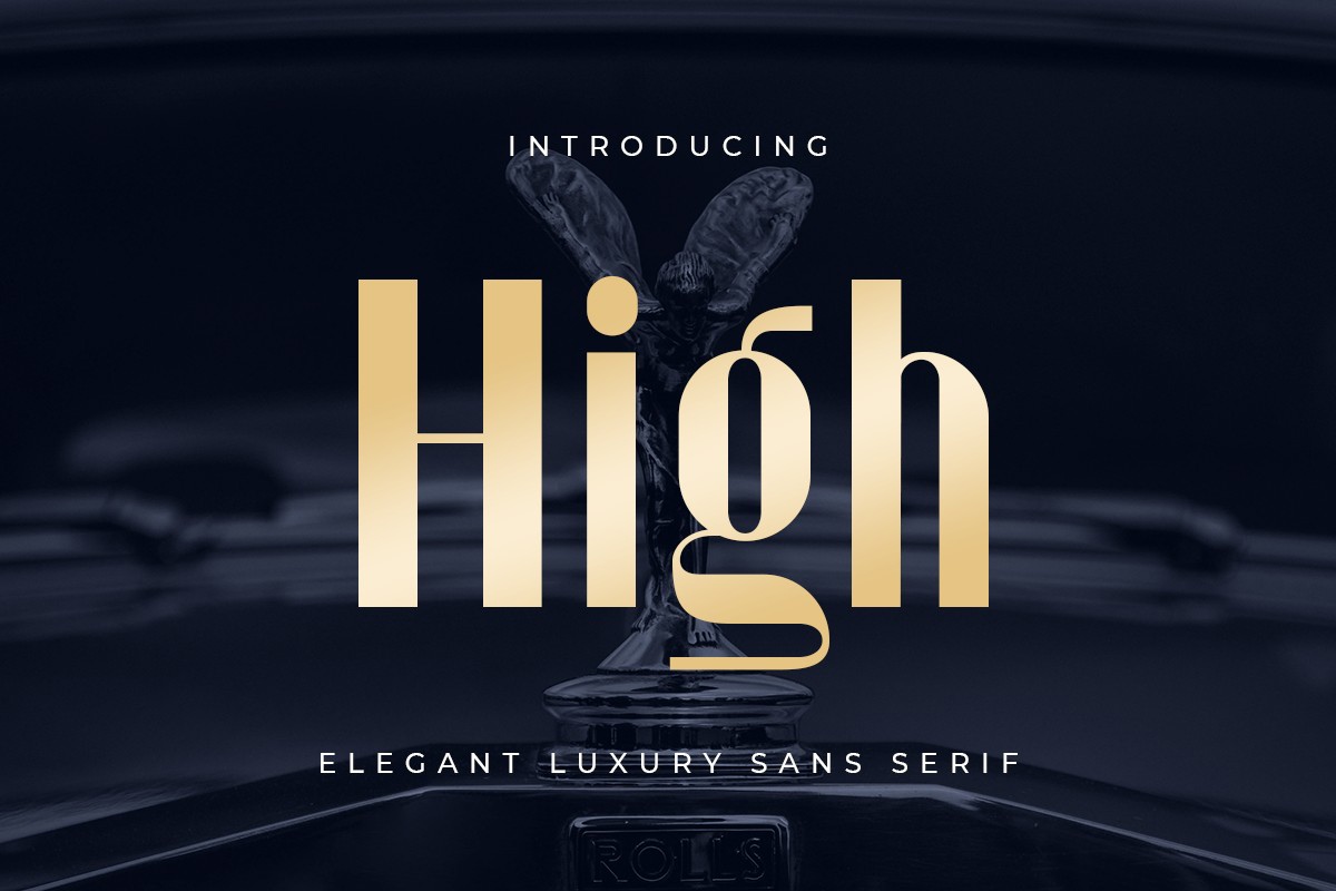 High Sans Serif Font