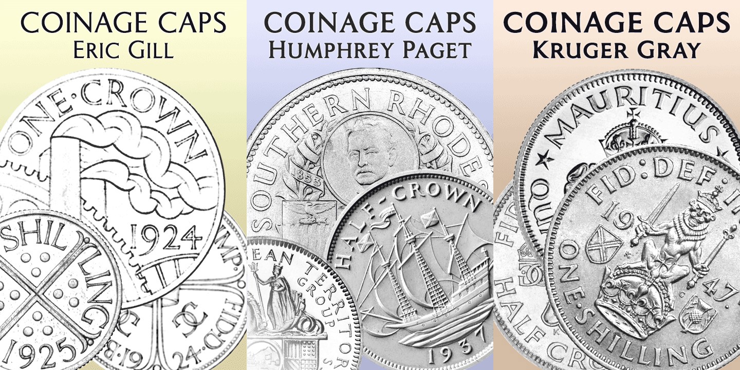 Coinage Caps Font