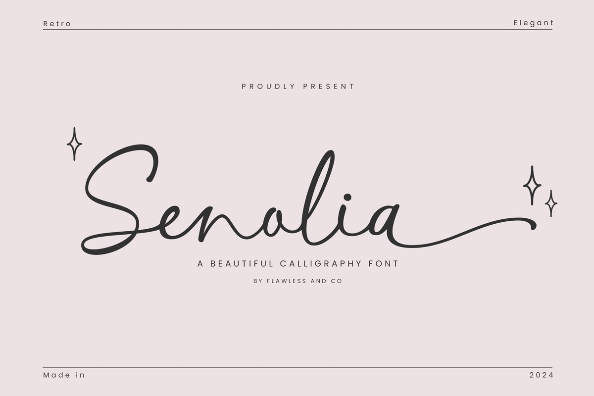 Senolia Font