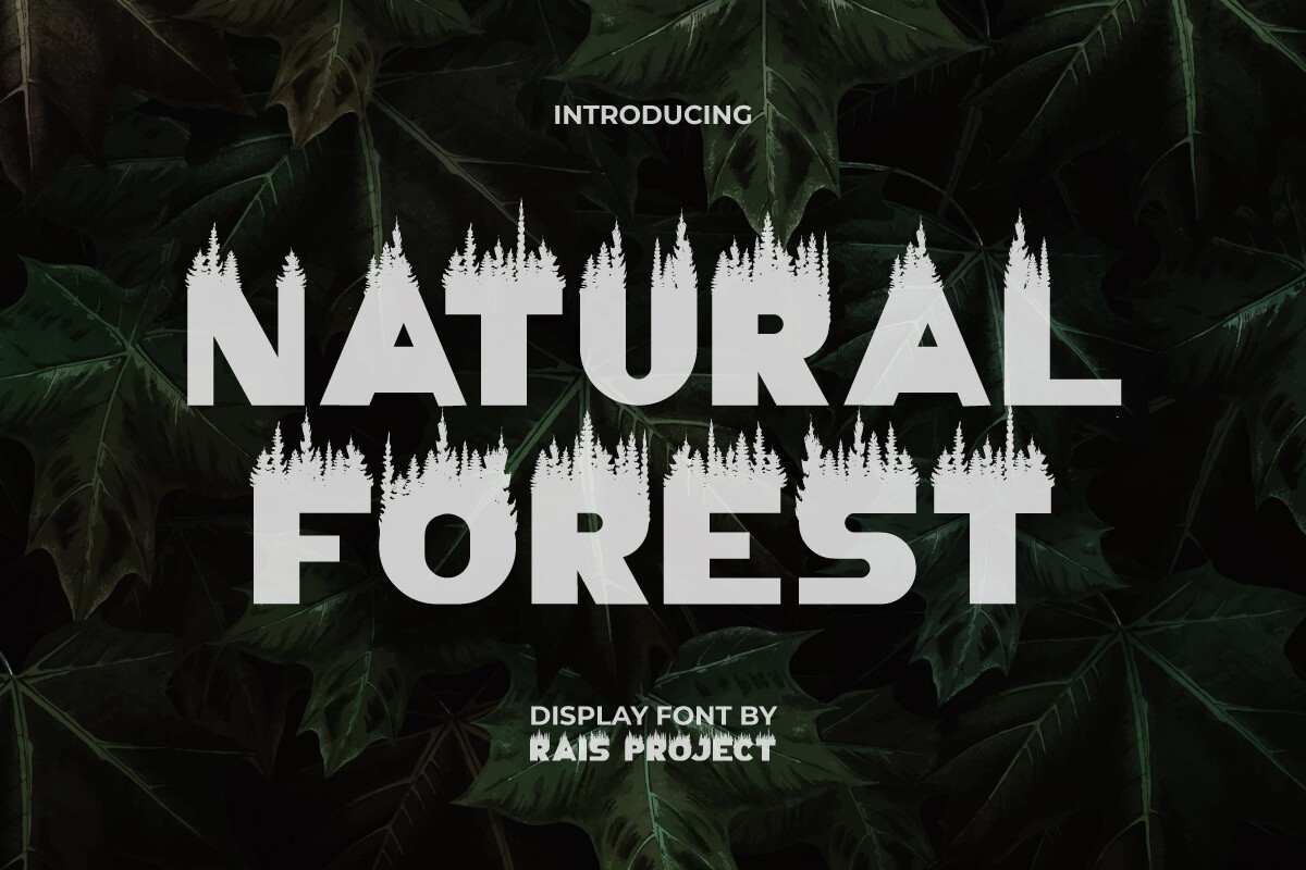 Natural Forest Font