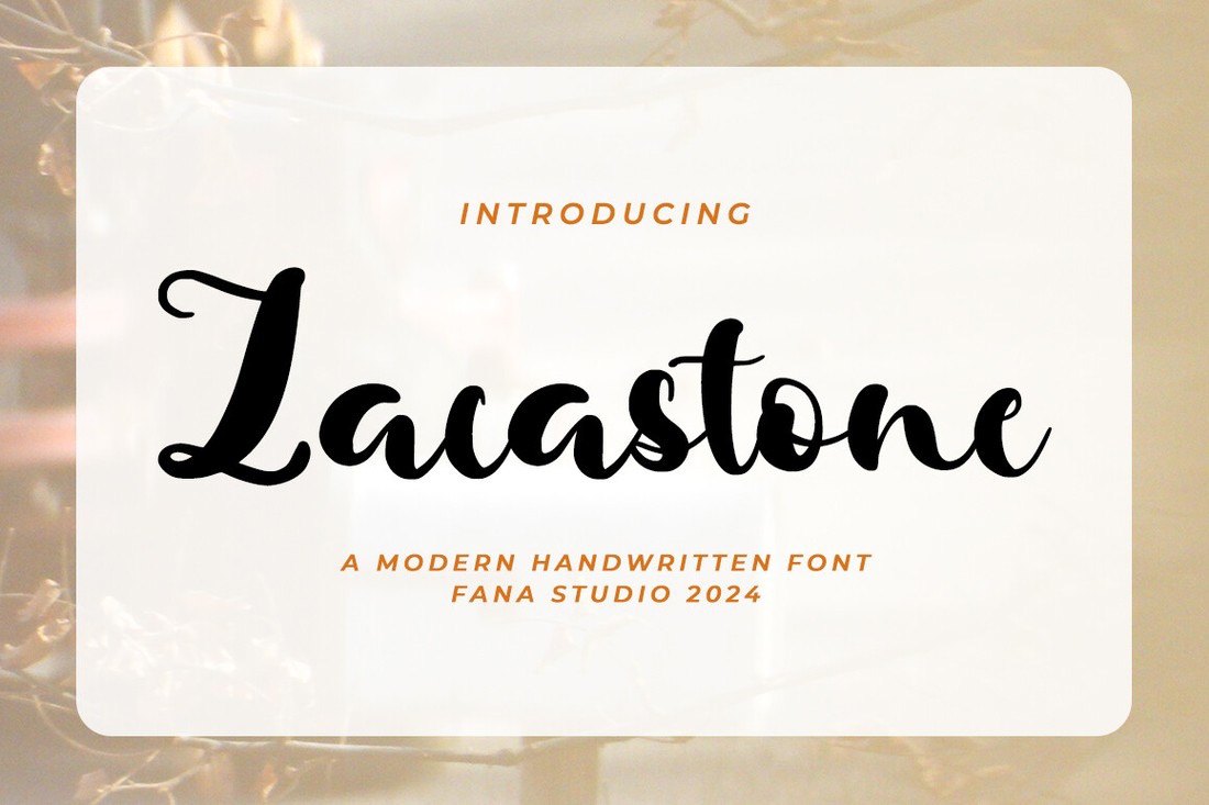 Zacastone Font