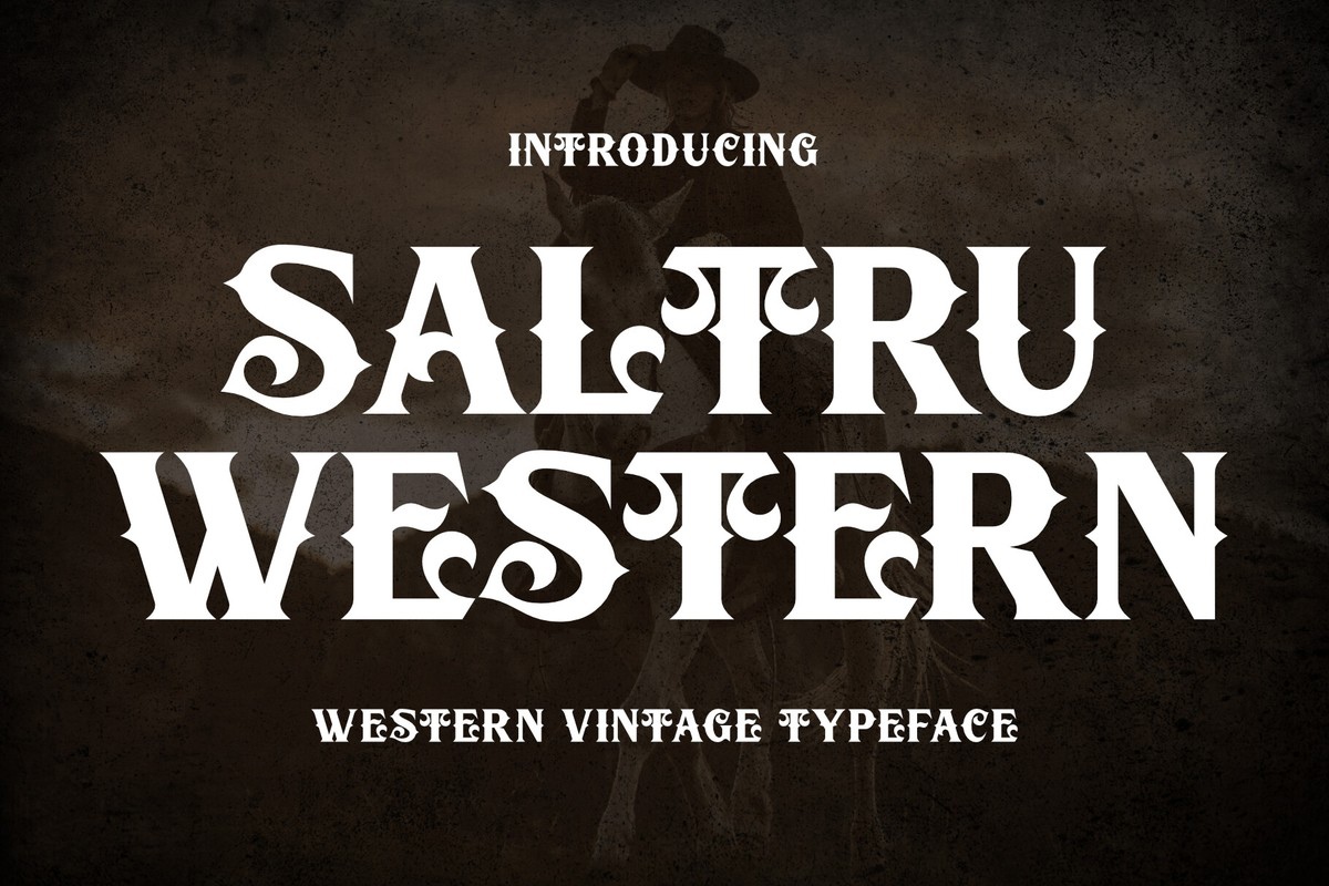 Saltru Western Font