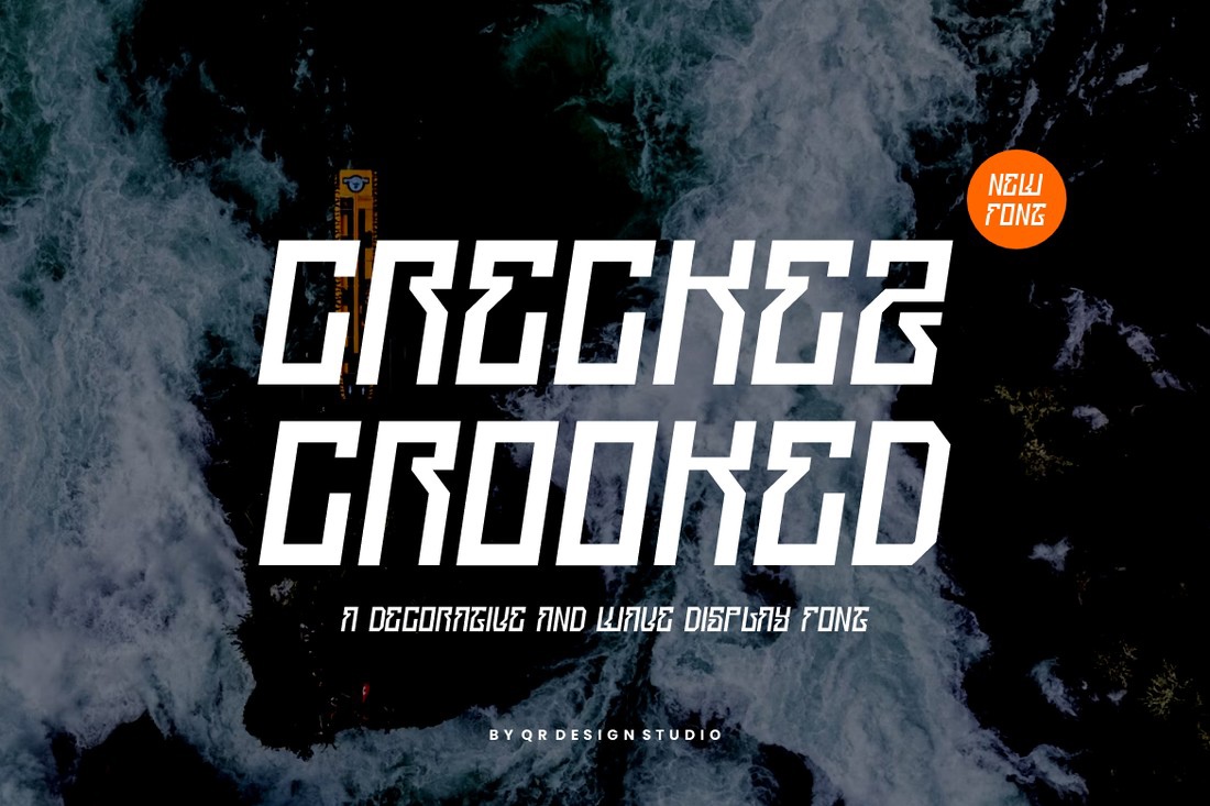 Creckez Crooked Font