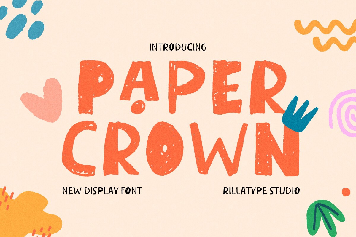 RL Paper Crown Font