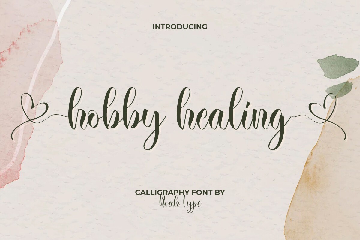 Hobby Healing Font