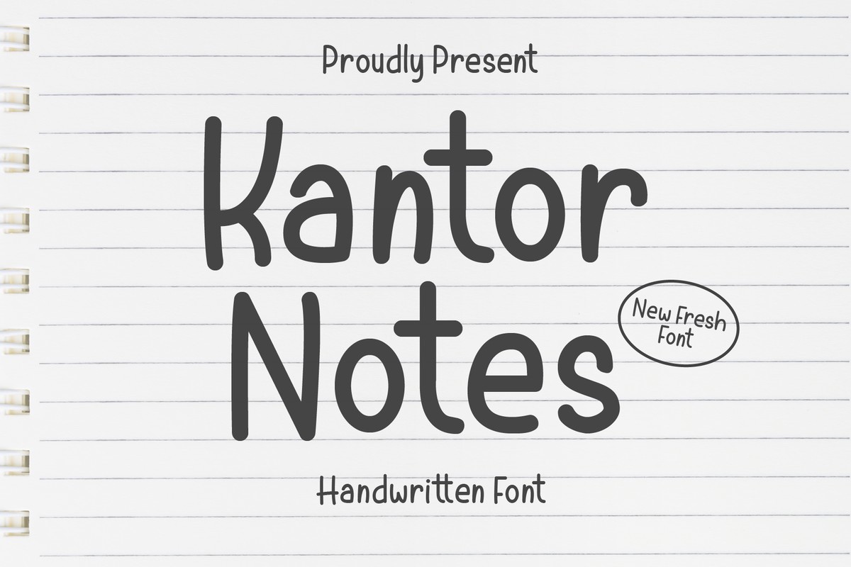 Kantor Notes Font