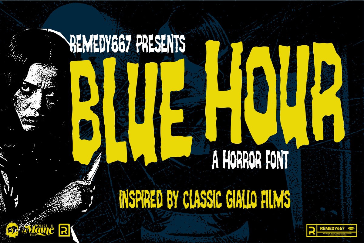 Blue Hour Font