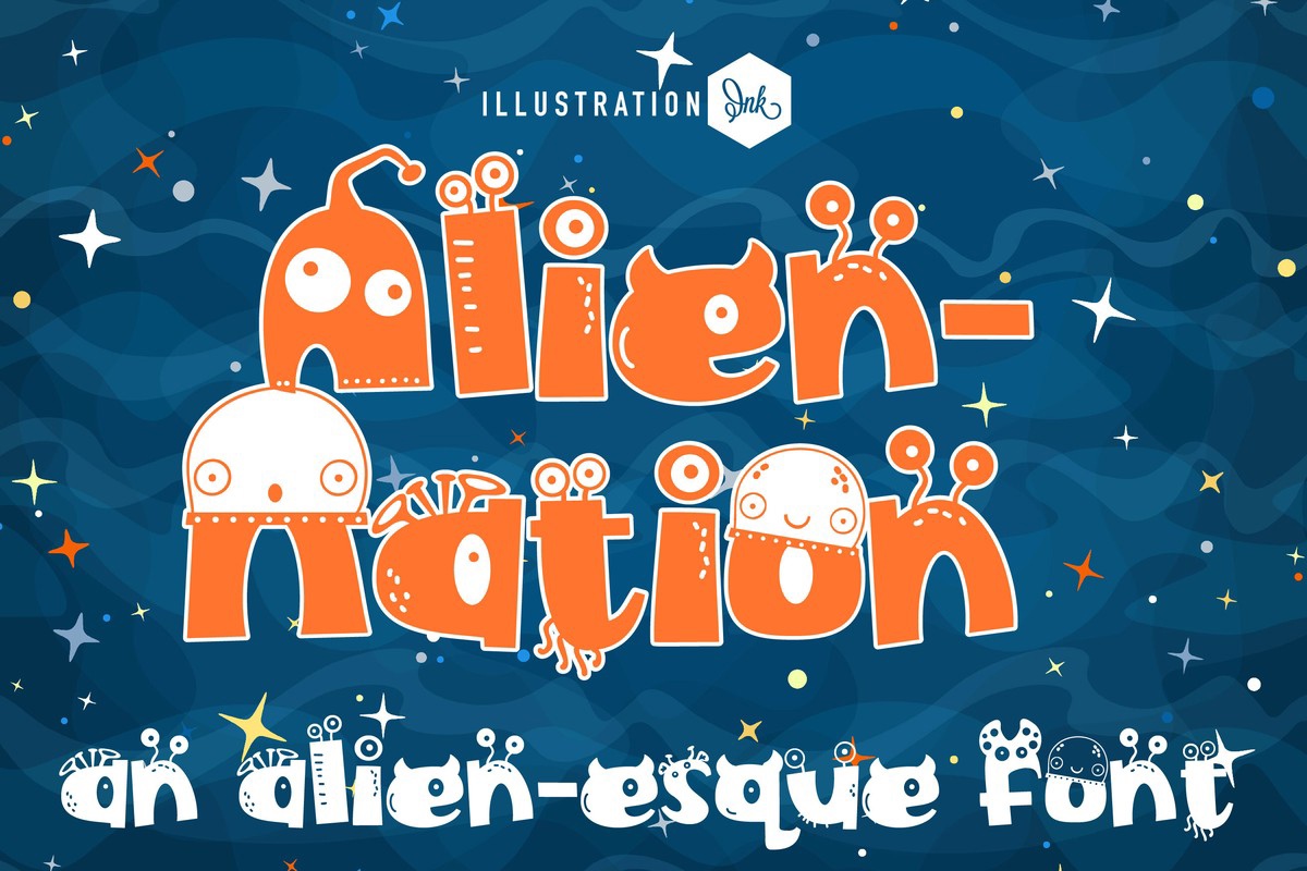 PN Alien Nation Font