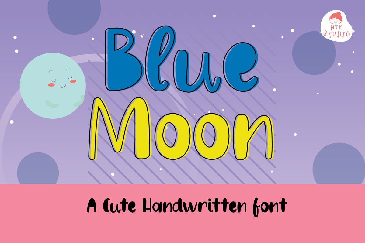 BlueMoon Font