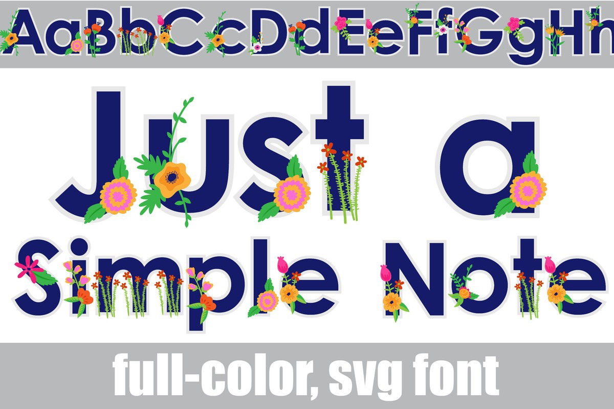 Just a Simple Note CF Font