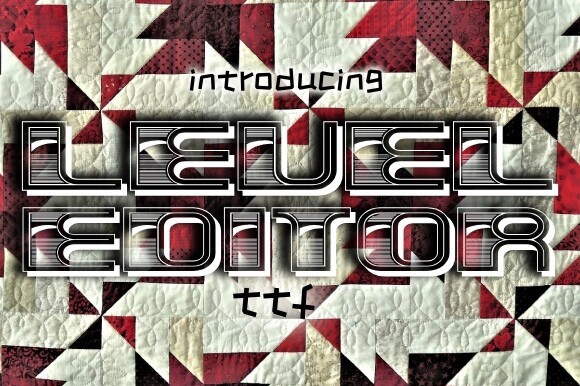 Level Editor Font