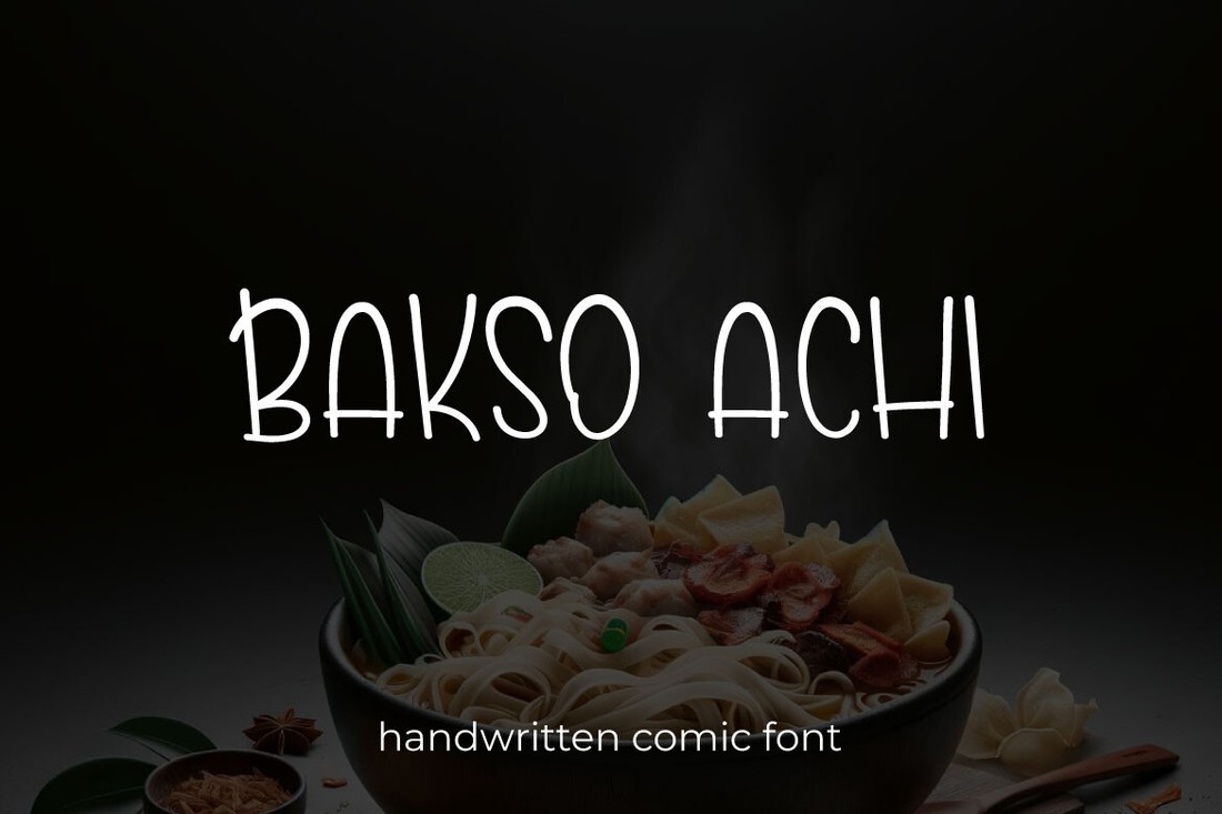 Bakso Achi Font