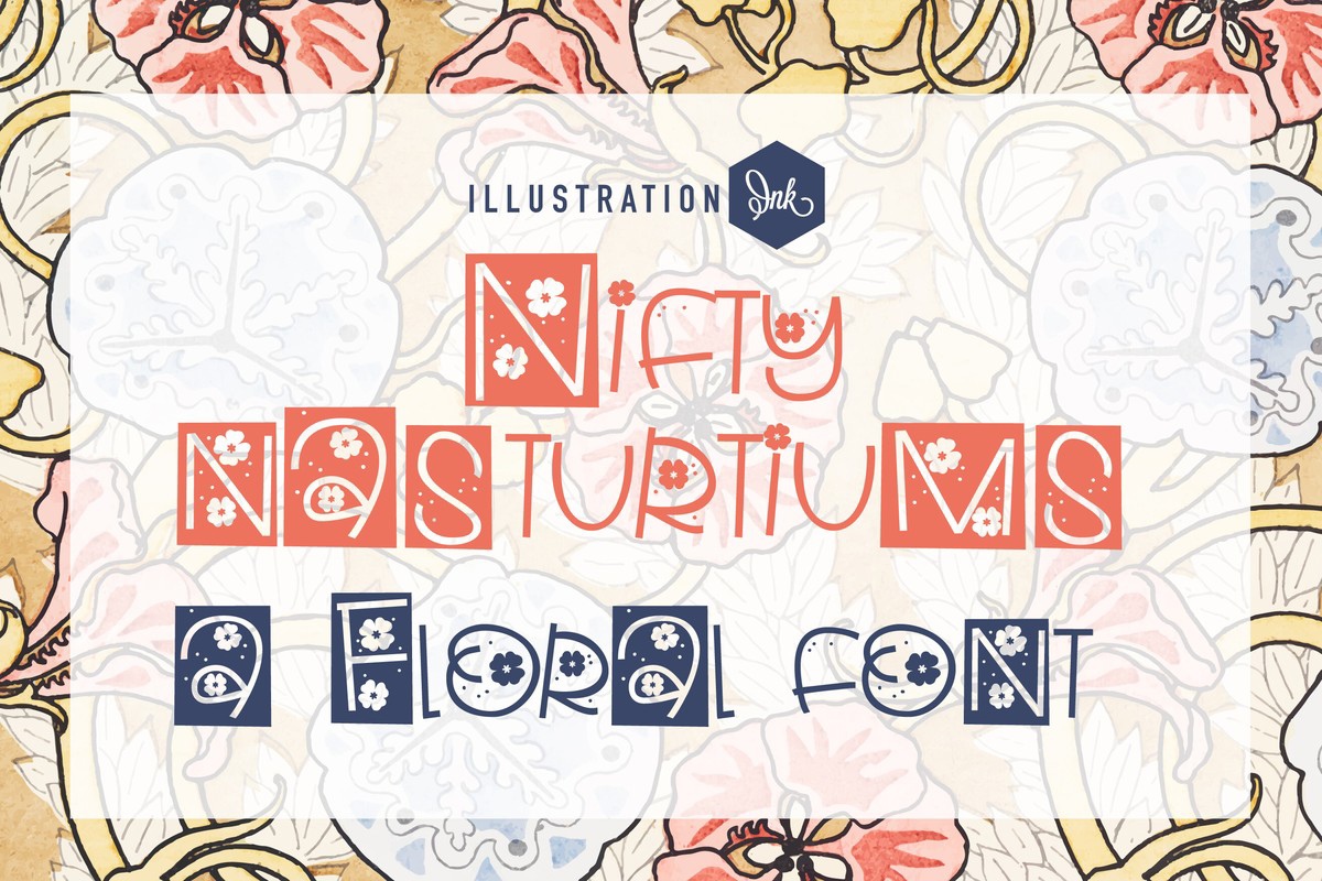 PN Nifty Nasturtiums Font
