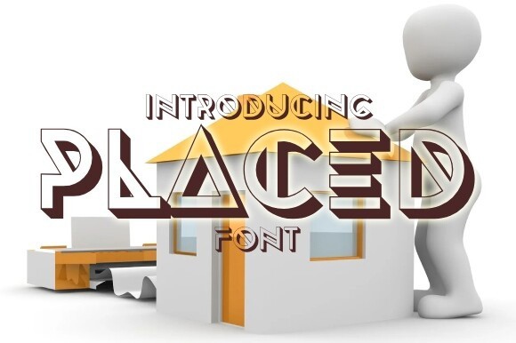 Placed Font