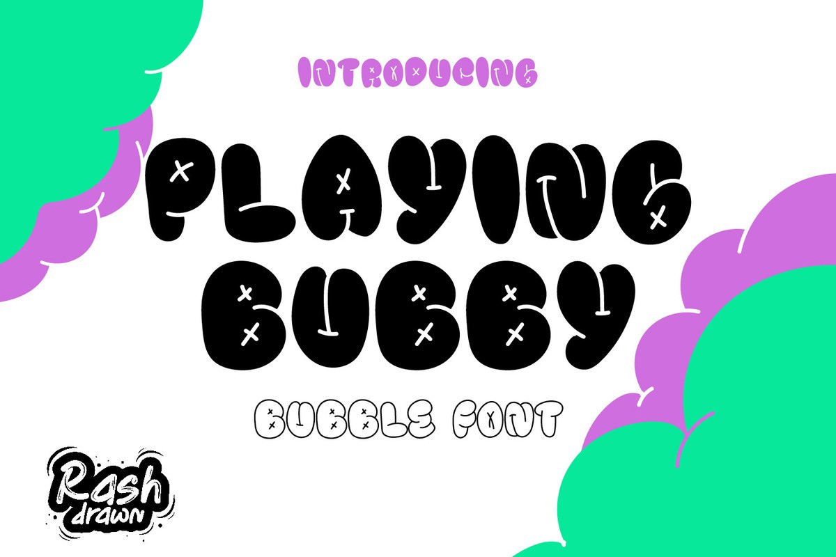 Playing Bubby Font