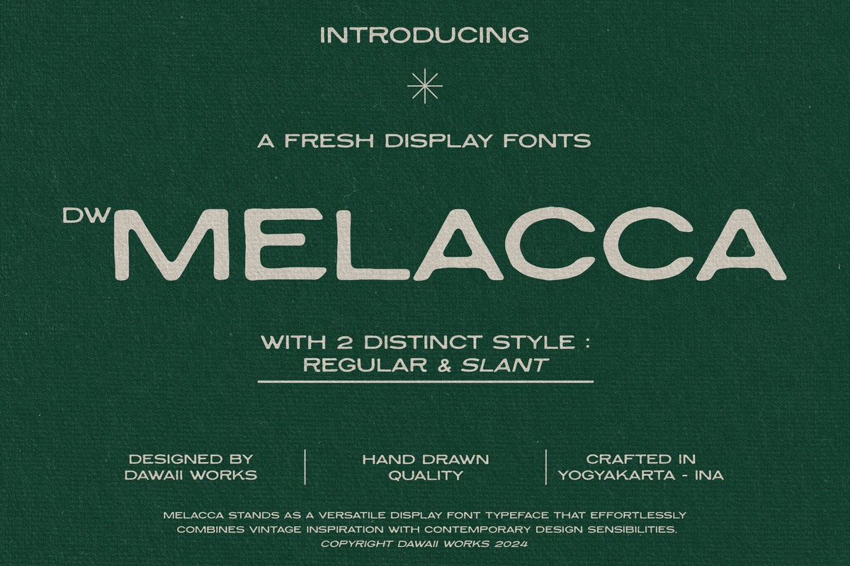 Malacca Font