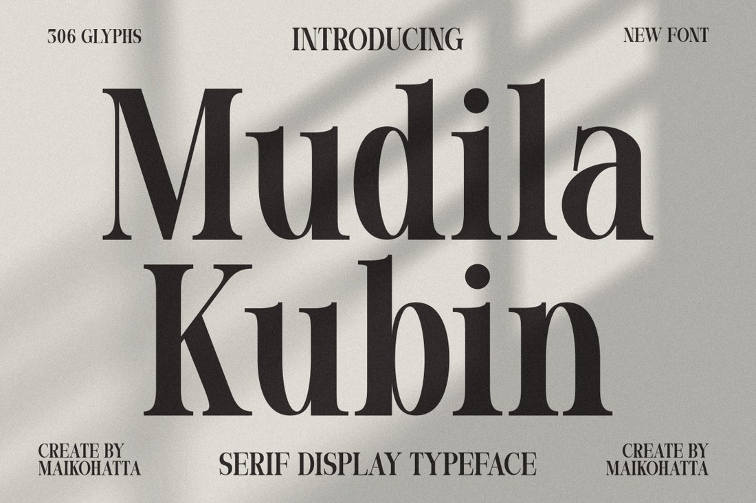 Mudila Kubin Font