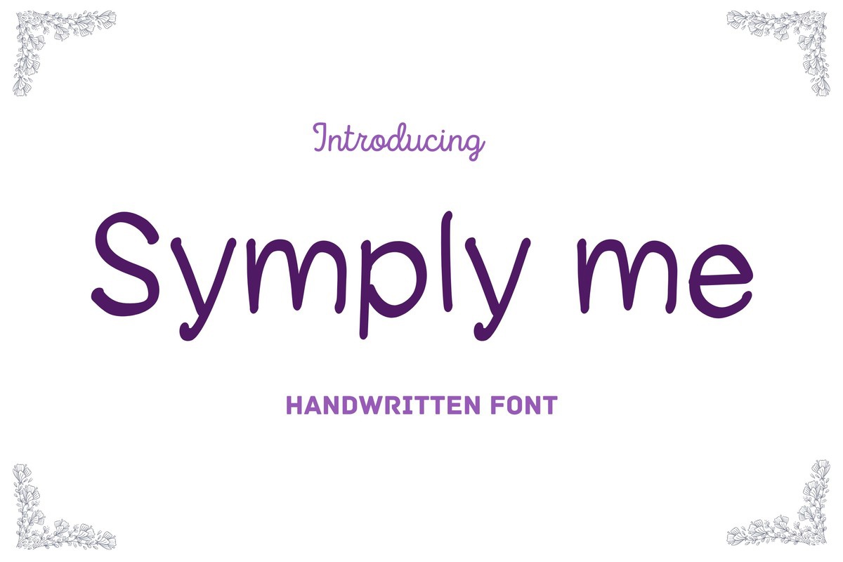 Symply Me Font