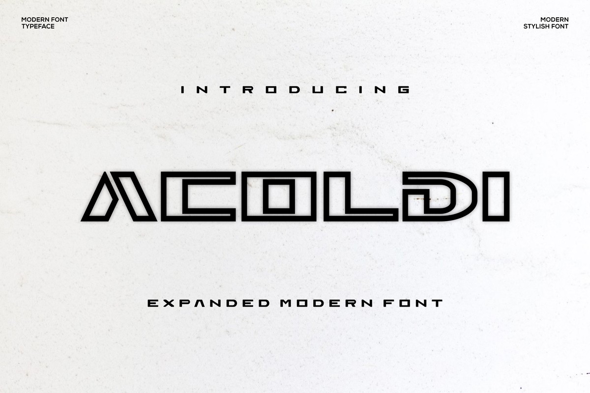 Acoldi Font