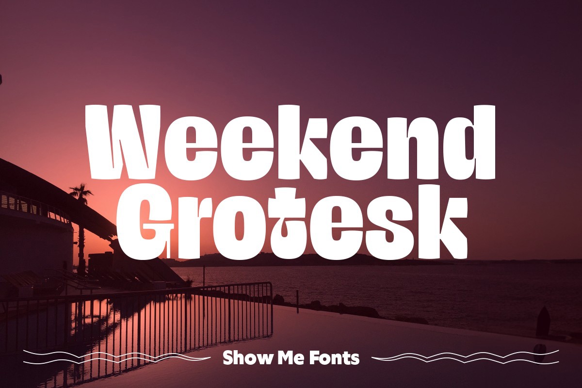 Weekend Grotesk Font
