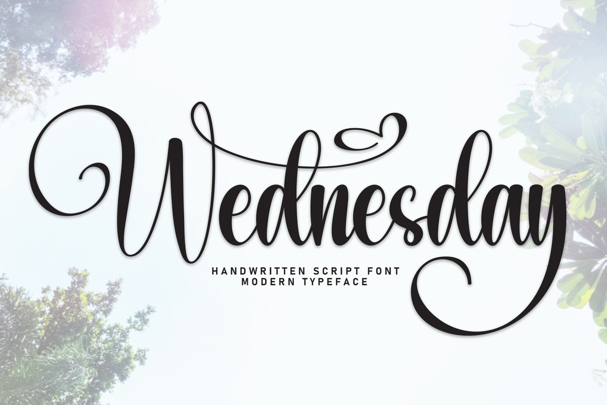 Wetnesday Font